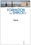 Formation emploi, n°152 - février 2021 - Varia