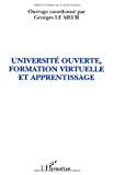 Université ouverte, formation virtuelle et apprentissage