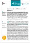 Céreq bref, n°409 - juin 2021 - Les normes de qualification sont-elles obsolètes ?