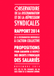 De la discrimination individuelle à l’action collective. Propositions pour garantir le respect des droits syndicaux des salariés