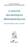 L'analyse des pratiques professionnelles