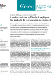 Céreq bref, n°424 - juin 2022 - La crise sanitaire suffit-elle à expliquer les souhaits de réorientation des jeunes ? Enquête 2020 auprès de la Génération 2017