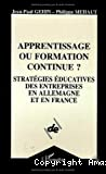 Apprentissage ou formation continue ?