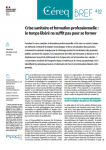 Crise sanitaire et formation professionnelle