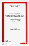 Développement des territoires, politiques de l'emploi et formation