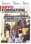 Inffo formation, n°901 - 1er juin-14 juin 2016 - Projet de loi égalité et citoyenneté : financer l'apprentissage de la maîtrise du français (à la une)