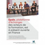 Epale, plateforme d'échanges des acteurs de la formation, est à présent ouverte en France