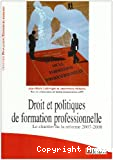 Droit et politiques de formation professionnelle
