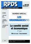 RPDS revue pratique de droit social, n°880-881 - août-septembre 2018 - Les ordonnances (IV) - Le comité sociale et économique (1ère partie), mise en place , fonctionnement (numéro spécial)