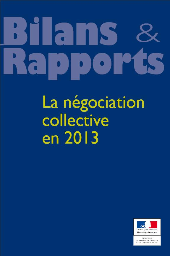 La négociation collective en 2013