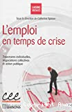 L'emploi en temps de crise