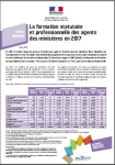 Stats rapides, n°48 - mars 2019 - La formation statutaire et professionnelle des agents des ministères en 2017