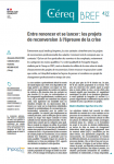 Céreq bref, n° 427 - septembre 2022 - Entre renoncer et se lancer : les projets de reconversion  à l'épreuve de la crise