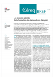 Céreq bref, n° 440 - juin 2023 - Les mondes pluriels de la formation des demandeurs d’emploi