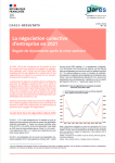 DARES résultats, n° 35 - juin 2023 - La négociation collective d’entreprise en 2021 : regain de dynamisme après la crise sanitaire