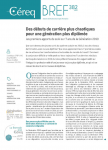 Céreq bref, n°382 - octobre 2019 - Des débuts de carrière plus chaotiques pour une génération plus diplômée