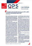 Questions politiques sociales : les brèves, n°15 - septembre 2022 - La formation professionnelle financée par le CPF en 2021 : comment la consommation évolue-t-elle ?