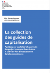 La collection des guides de capitalisation : 7 guides pour capitaliser et apprendre des projets innovants financés dans le cadre du Plan d’investissement dans les compétences