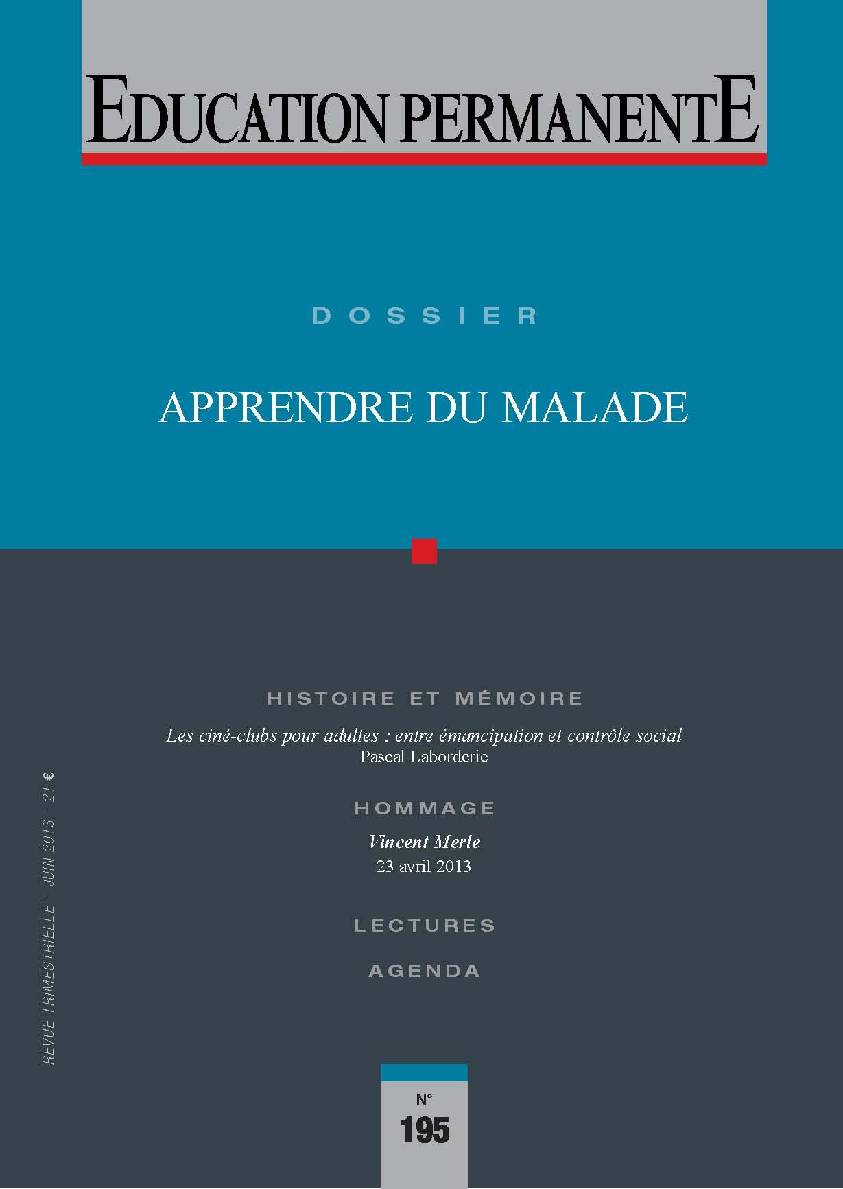 Apprendre du malade