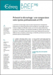 Céreq bref, n°380 - août 2019 - Prévenir le décrochage : une comparaison entre lycées professionnels et CFA