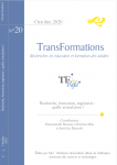 TransFormations, n°20 - novembre 2020 - Recherche, formation, ingénierie : quelle articulation ? 