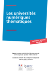 Les universités numériques thématiques
