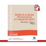 Remplir le bilan pédagogique et financier (BPF)