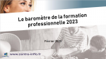 Le baromètre de la formation et de l’emploi 2023. 4ème édition