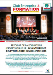 Inffo formation, Club entreprise & formation supplément au n°958 - 15-31 janvier 2019 - Réforme de la formation professionnelle : les entreprises relèvent le défi des compétences