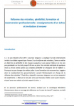 Réforme des retraites, pénibilité, formation et reconversion professionnelle vignette