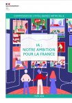 IA : notre ambition pour la France - Rapport