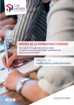 Métiers de la formation continue : Animation et ingénierie de formation, Conseil et accompagnement professionnel, Ressources humaines - Sélection de certifications professionnelles [Edition juillet 2023]