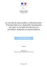 Le contrat de sécurisation professionnelle