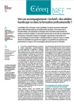 Céreq bref, n° 444 - septembre 2023 - Vers un accompagnement « inclusif » des adultes handicapé·es dans la formation professionnelle ?