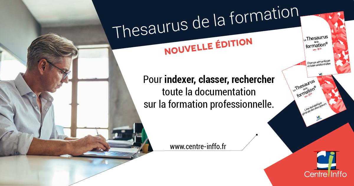 Thesaurus de la formation - Nouvelle édition