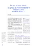 Les cycles de perfectionnement des dirigeants au Crédit Agricole