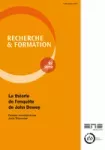 Recherche et formation, n°92 - novembre 2020 - La théorie de l'enquête de John Dewey