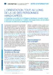 L’orientation tout au long de la vie des personnes handicapées