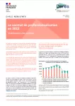 DARES résultats, n° 32 - mai 2024 - Le contrat de professionnalisation en 2022 : stabilisation des entrées